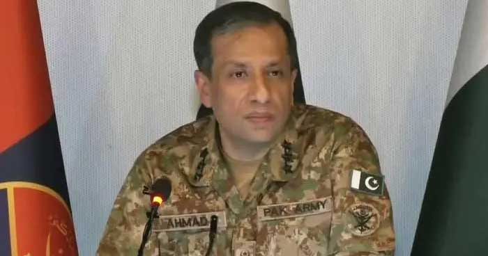 পাকিস্তানের সামরিক বাহিনীর মুখপাত্র লেফটেন্যান্ট জেনারেল আহমেদ শরীফ চৌধুরী। ছবি: রয়টার্স