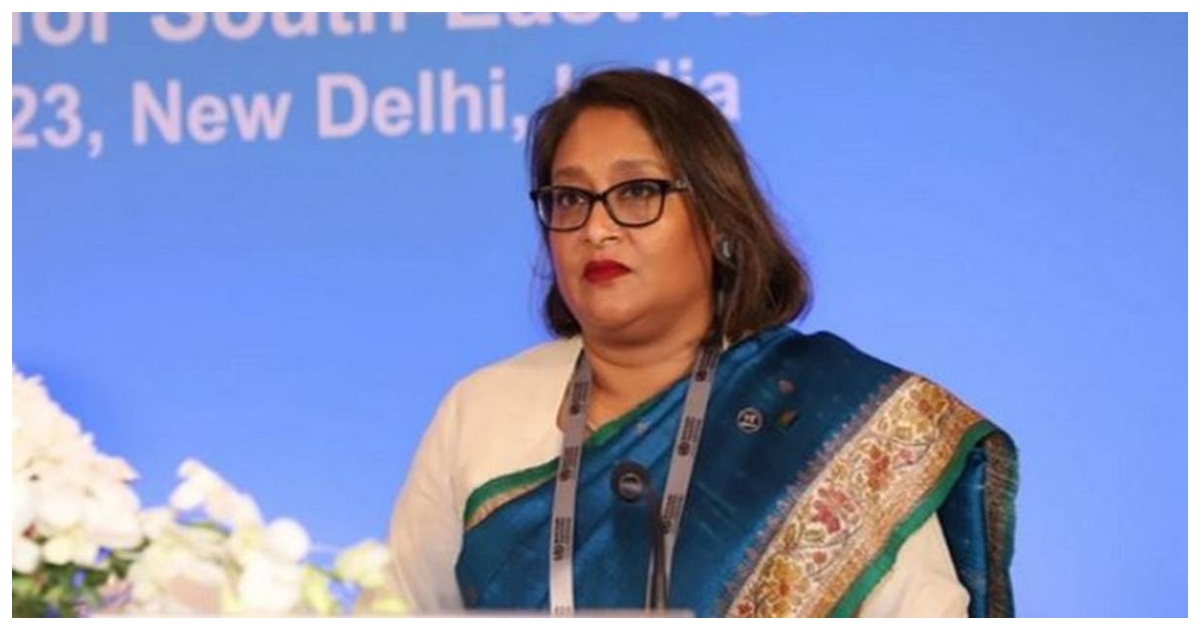 সায়মা ওয়াজেদ। ছবি: দ্য ফিনান্সিয়াল একপ্রেস