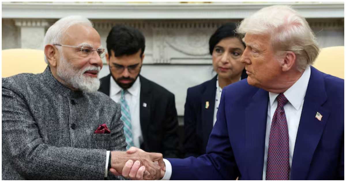 ভারতের প্রধানমন্ত্রী নরেন্দ্র মোদি ও প্রেসিডেন্ট ডনাল্ড ট্রাম্প। ছবি: রয়টার্স