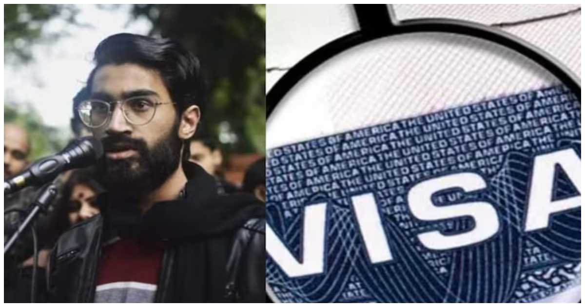 ভারতের ২৭ বছর বয়সী সাংবাদিক কৌশিক রাজ ও ভিসা লেখা ছবি। কোলাজ: এনডিটিভি
