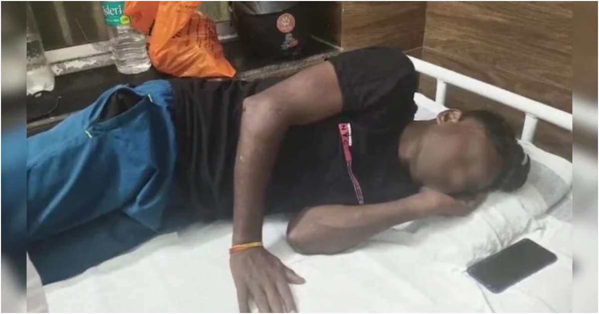 ভুক্তভোগী আকুতপুরা থেকে পালিয়ে আসতে সক্ষম হন। তাকে ভর্তি করা হয় ভিন্দ জেলা হাসপাতালে। ছবি: এনডিটিভি