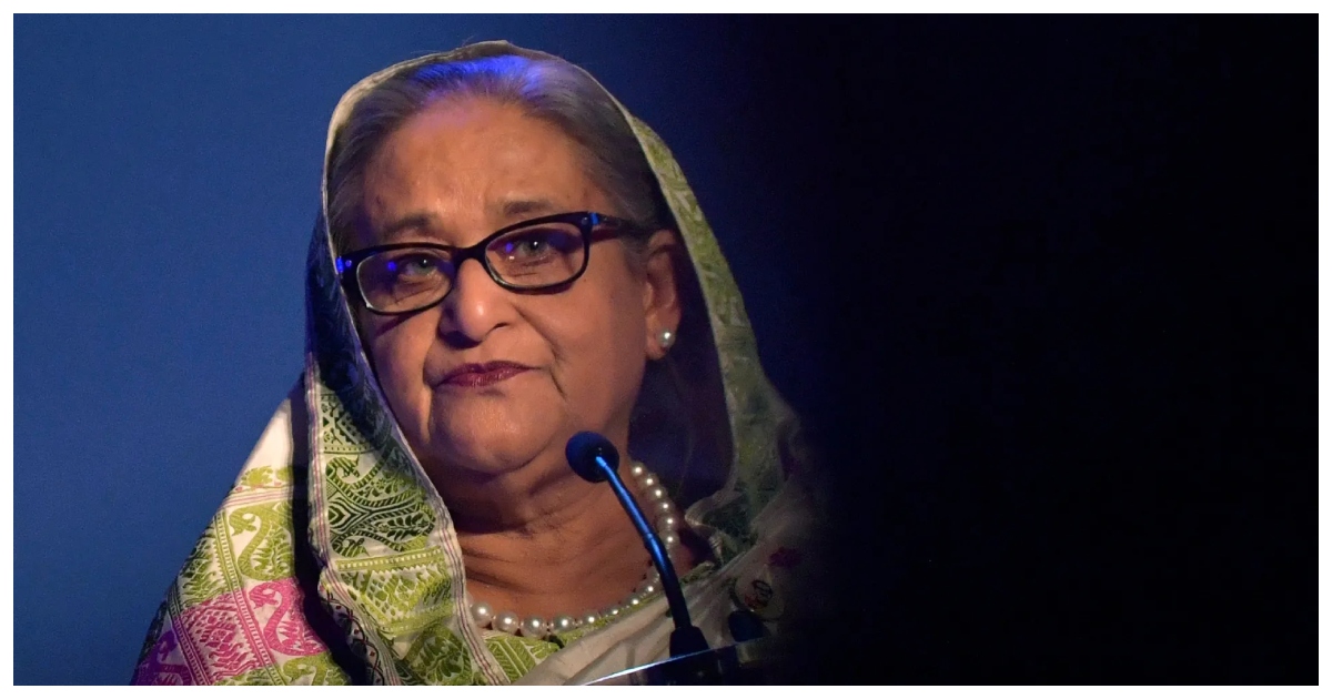 বাংলাদেশের সাবেক প্রধানমন্ত্রী শেখ হাসিনা। ছবি: আল জাজিরা