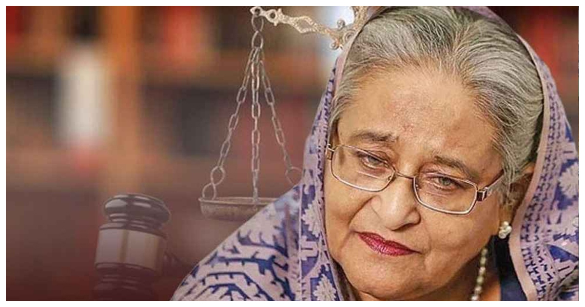 ক্ষমতাচ্যুত প্রধানমন্ত্রী শেখ হাসিনা। ছবি: বাসস