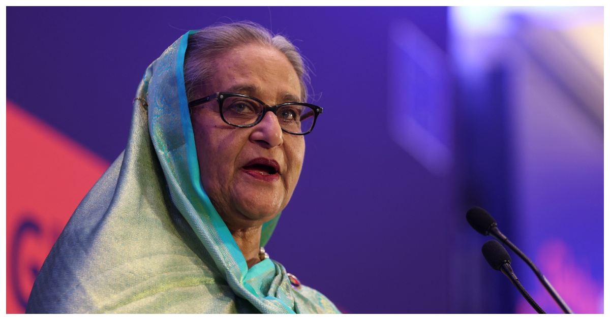 বাংলাদেশের সাবেক প্রধানমন্ত্রী শেখ হাসিনা। ছবি: রয়টার্স