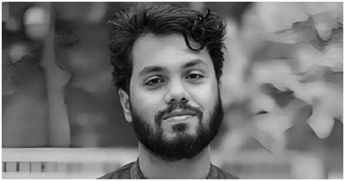 ইনকিলাব মঞ্চের মুখপাত্র শরিফ ওসমান হাদি। ছবি: বাসস