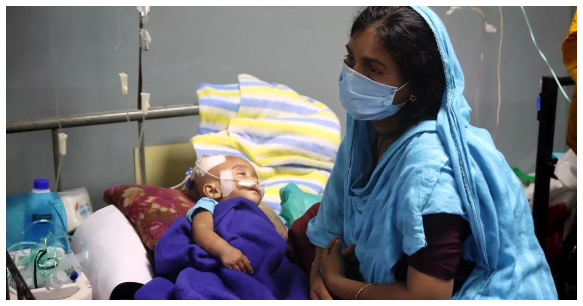 সাম্প্রতিক সময়ে হাম ও হামের উপসর্গ নিয়ে শিশুমৃত্যু উদ্বেগজনক পর্যায়ে পৌঁছেছে। ছবি: ইউএনবি