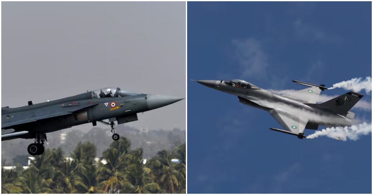 ভারত ও পাকিস্তানের যুদ্ধবিমান। ছবি: রয়টার্স