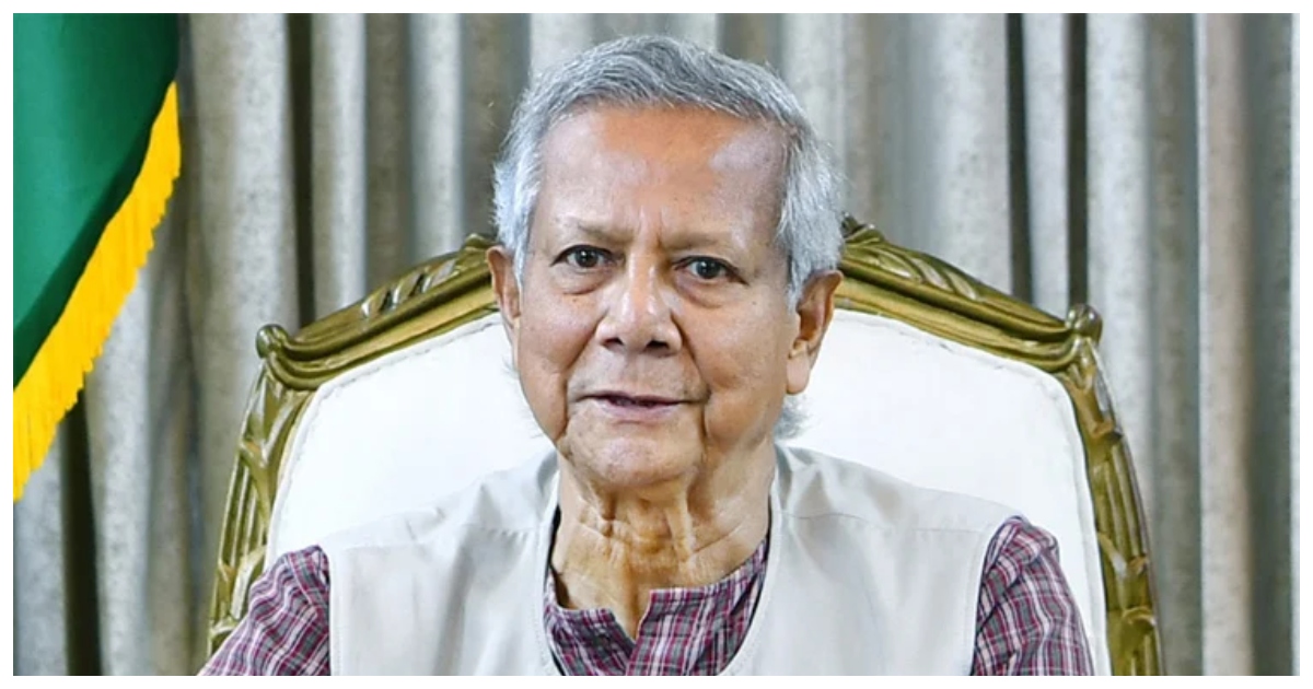 প্রধান উপদেষ্টা অধ্যাপক মুহাম্মদ ইউনূস। ছবি: বাসস