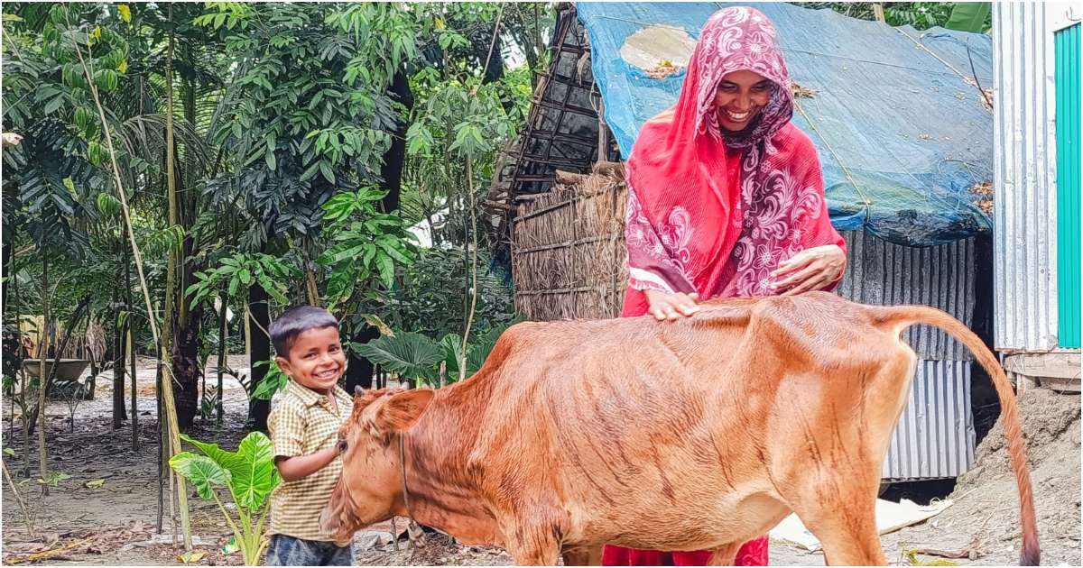 টেকসই জীবনযাপন নিশ্চিতে প্রায় এক হাজার ১০০ পরিবারের জন্য জীবিকার ব্যবস্থা করা হয়েছে। ছবি: বিডিআরসিএস