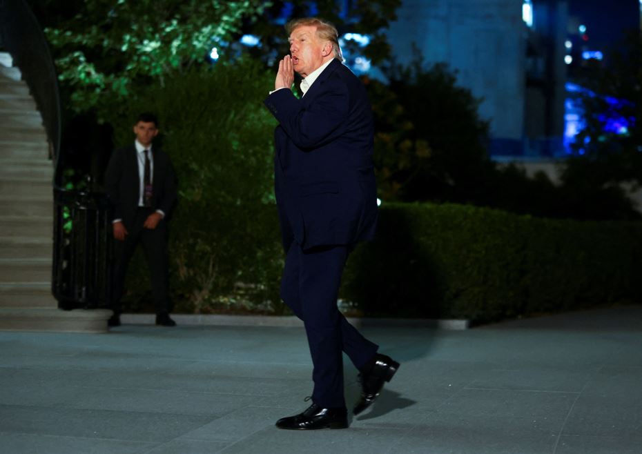 US President Donald Trump at the White House on the South Lawn in Washington, D.C., US, October 2, 2026