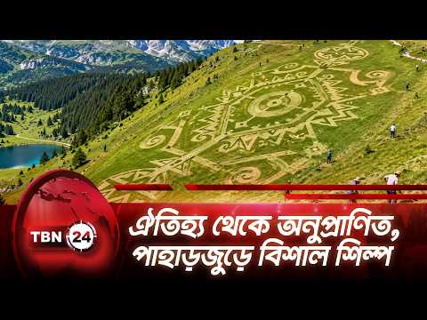 ঐতিহ্য থেকে অনুপ্রাণিত, পাহাড়জুড়ে বিশাল শিল্প | UNESCO-Inspired Mountain Art | TBN24 NEWS
