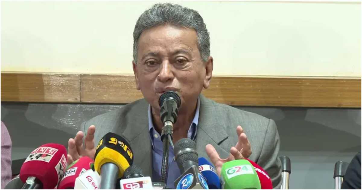 বিএনপির স্থায়ী কমিটির সদস্য আমির খসরু মাহমুদ চৌধুরী। ছবি: বাসস