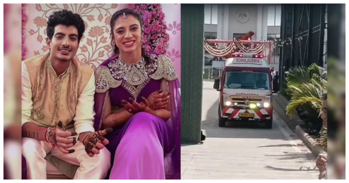 ভারতীয় নারী ক্রিকেটার স্মৃতি মান্ধানা ও সঙ্গীত শিল্পী পলাশ মুচ্ছাল। ছবি: এনডিটিভি