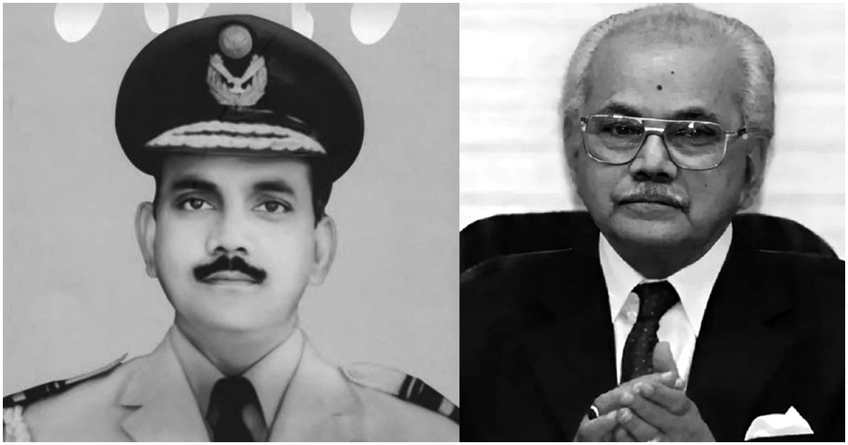মহান মুক্তিযুদ্ধের ডেপুটি চিফ অব স্টাফ, বিমানবাহিনীর সাবেক প্রধান এয়ার ভাইস মার্শাল বীর উত্তম এ কে খন্দকার। ছবি: ইউএনবি